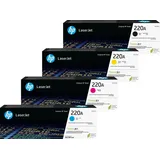 HP Original 220A Toner - 4er Multipack Set