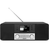 TechniSat DIGITRADIO 4 IR - Stereo Internetradio DAB+, UKW, Bluetooth schwarz