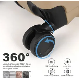 MoFut 4-Rollen Cabin M 20 Zoll / 41 l champagner/beige