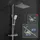 dylin gmbh Regendusche Duschsystem ohne Duscharmatur Chrom 35*25cm