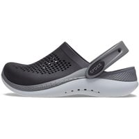 Crocs LiteRide 360 Clog K Wooden Shoe, Black/Slate Grey, 28/29 EU