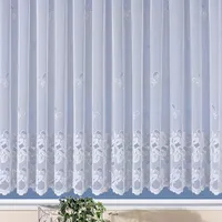 WECKBRODT Gardine »Basel«, (1 St.), Jacquard, strukturiert, halbtransparent, Allover,Motiv,