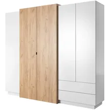 masseno Drehtürenschrank TRES 230 x 201,8 x 51,6 cm Weiß