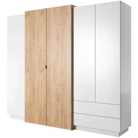 masseno Drehtürenschrank TRES 230 x 201,8 x 51,6 cm Weiß