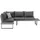 Konifera Hamburg Gartenlounge-Set grau
