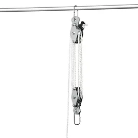 PRO PLUS Flaschenzug mit 20M Nylonseil