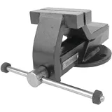 WELDINGER Schraubstock Ganzstahlschraubstock 100 mm für Schweißtisch System 16, 1-St., 100 mm Backenbreite, kleine Ambossfläche schwarz
