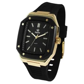KING STAR Herrenuhr Silikon Dozer Dozer, Mineralglas