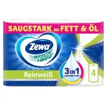 Zewa Küchenrolle Wisch & Weg Reinweiß 2-lagig 4 St.