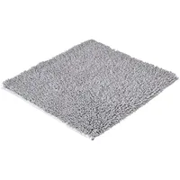 KLEINE WOLKE Badematte Dana Grau 60 x 60 cm