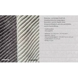 HAPO Plaid Bettüberwurf 160 x 70 cm Grau