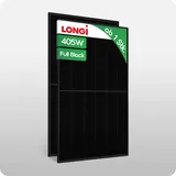 405W Longi Solar Full Black Monokristallin Solarmodul Full Black  - Preis inkl. MwSt. gem. § 12 Abs. 3 UStG