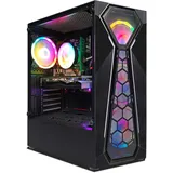 STGsivir Gaming PC, Intel 10th Gen 3.5 GHz, AMD Radeon RX 580 8GB GDDR5, 16GB RAM, 1TB SSD, 600M WLAN, BT 5.0, RGB Lüfter x 4, Windows 11, Gamer PC Computer Desktop