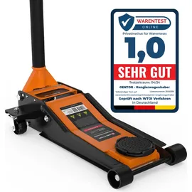 GENTOR Wagenheber Stahl 75-505mm orange
