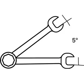 PROMAT Maulringratschenschlüssel 11 mm