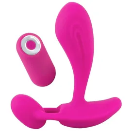 Sweet Smile „RC C- | G-Spot Vibrator“ mit Fernbedienung, 10 Vibrationsmodi, pink