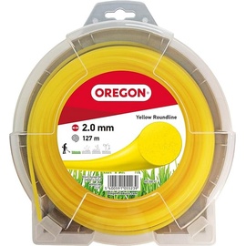 Oregon Gelber Mähfaden 2mm mit rundem Querschnitt, für Rasentrimmer und Freischneider, professionelles Nylon, passend für die meisten Trimmer, 2mm x 127 m (69-358-Y)