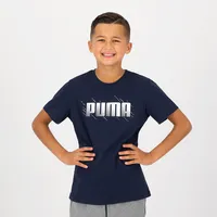 Puma T-Shirt Kinder - marineblau, EINHEITSFARBE, Gr. 152 - 12 Jahre