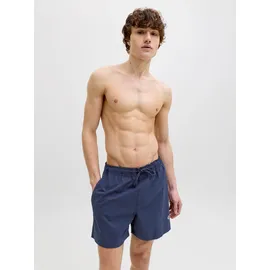 JACK & JONES Badeshorts JPSTMAUI TROPIC SOLID Blau M