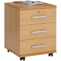 CARO-Möbel Rollcontainer Vancouver buchefarben