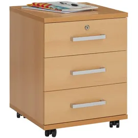 CARO-Möbel Rollcontainer Vancouver buchefarben