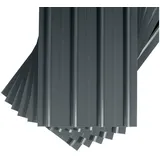 bravo the smart solution SMART Cover Set H12 Plus 12 x Trapez-Abdeckblech 125 x 45 cm 6,75 m2 Stärke 0,3 mm