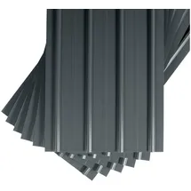 bravo the smart solution SMART Cover Set H12 Plus 12 x Trapez-Abdeckblech 125 x 45 cm 6,75 m2 Stärke 0,3 mm