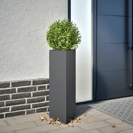 vidaXL Pflanzkübel 30 x 26 x 75 cm Anthrazit