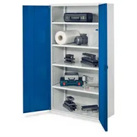 Kappes Schwerlastschrank Stahl 1.950 x 1.000 x 600 mm lichtgrau/enzianblau