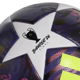 adidas UEFA Champions League Final League J350 Ball Kinder - dark Purple / White / Solar Yellow - 5