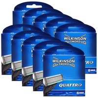 Wilkinson Rasierklingen Wilkinson Quattro Rasierklingen, 8er Pack x 10