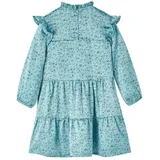 vidaXL Kinderkleid mit Langen Ärmeln Blau 140