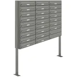 AL Briefkastensysteme 25 Fach Grau