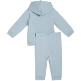 Puma "Minicats LOUNGEWEAR SET TR INF", Jungen, Gr. 62, seafoam, Sweatware, Obermaterial: 68% Baumwolle, 32% Polyester. bedruckt, regular fit, Sportanzüge Trainingsanzug, mit Kapuze