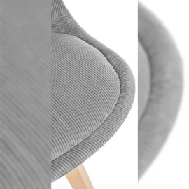 CLP 4er Set Esszimmerstuhl Linares Cord