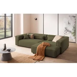 LeGer Home by Lena Gercke Eckcouch Cord 2-Sitzer Grün