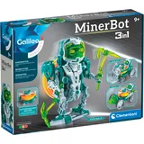 CLEMENTONI Experimentierkasten Galileo MinerBot 3 in 1