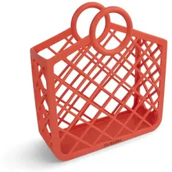 Filibabba Strandtasche aus Silikon - warmes rot