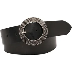 Ledergürtel, Gr. 115, schwarz, , 90724769-115