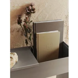 Ferm Living Lager Plant Box mit Shelf 60 x 30 cm Grau/Silber