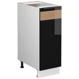 Vicco Apothekerschrank Fame-Line 30 x 51,5 x 81,5 cm Schwarz