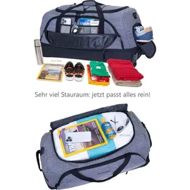 Elephant Gin Cruiser 4-Rollen 130 cm / 135 l grau/schwarz