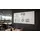 ALLboards Glasboard Magnetisch 200 x 100 cm Weiß