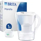 Brita Marella 125219 Wassersparfilter-Set 2.4l Weiß