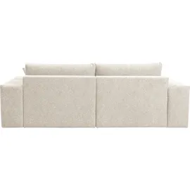 werk2 Big-Sofa WERK2 "Rozzana Mega Sofa mit viel Platz, aktuelle Bezüge. Breite 246cm", beige (natur), B:246cm H:82cm T:105cm, 100% Polyester, Sofas, Big-Sofa, mit losen Rückenkissen, gemütlich, in Cord, Breitcord und Plüsch Bezug