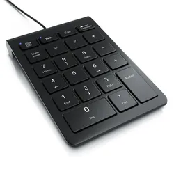 Aplic Numpad 22 Tasten - Keypad kabelgebunden USB Typ A - Ziffernblock mit 10 Multifunktionstasten - Multimedia-Keys - geneigte Tastatur - für PC
