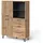Vicco Garderobenset Amber 100 x 142 cm Eiche Wotan