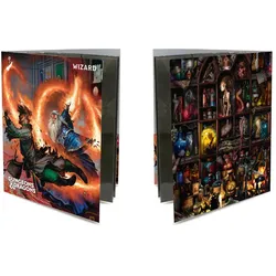 D&D Character Folios mit Aufklebern - Wizard - EN