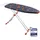 Harbinger Bügelbrett, Bügeleisen Ablage, Bügelbrettbezug 36X114cm, Höhe 50-80cm, Schwarz,