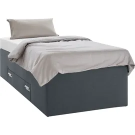 Westfalia Schlafkomfort Boxspringbett 90 x 200 cm Grau